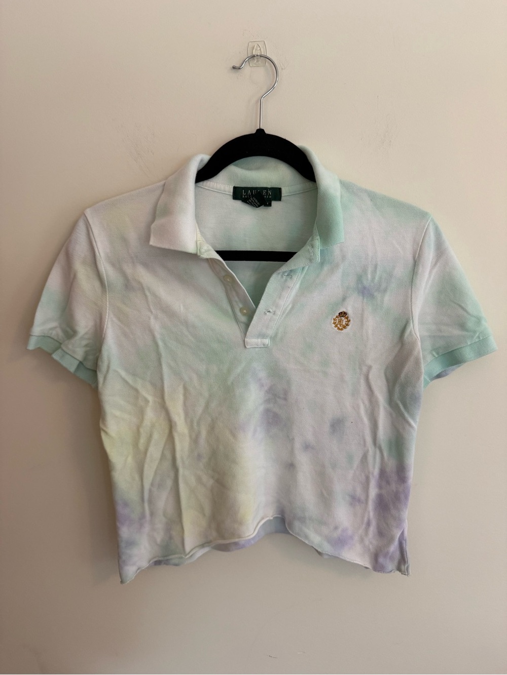 Ralph Lauren Tie-Dye Cropped Polo
